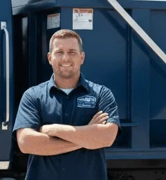 Tyler Reeves, Lead Driver at Ferdy Bros Dumpster Rental Fayetteville in Fayetteville, AR